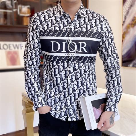 christian dior print shirt|christian dior shirts for men.